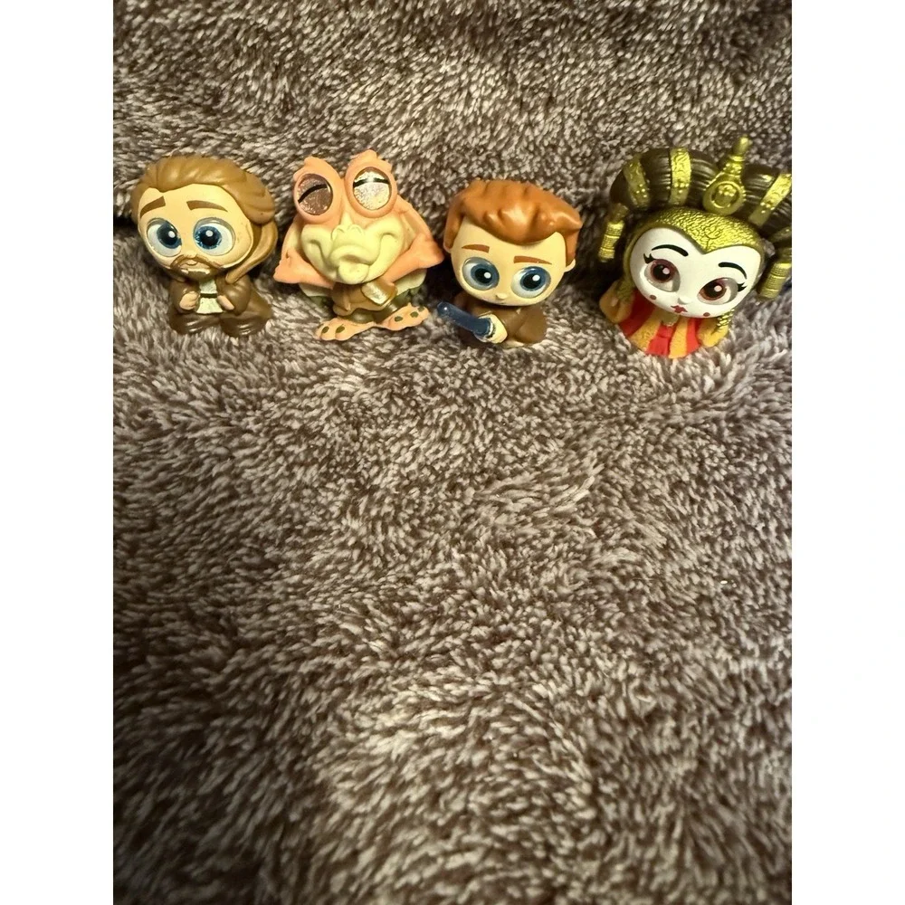 Disney Doorables Star Wars Phantom Menace Lot of 4 - Queen Amidala Anakin